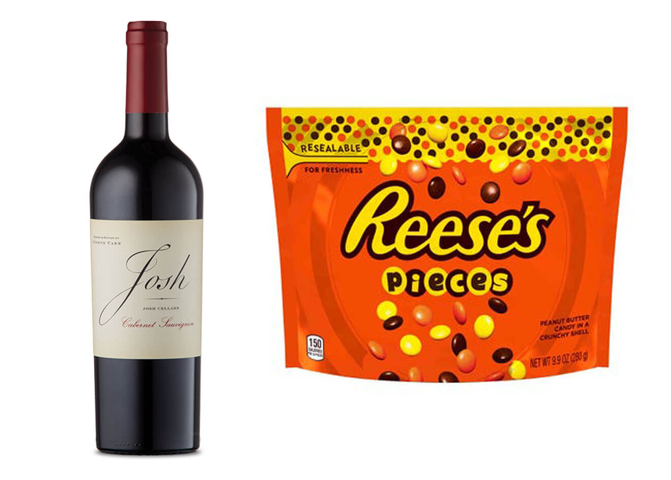 Josh Cellars Cabernet Sauvignon with Reese's