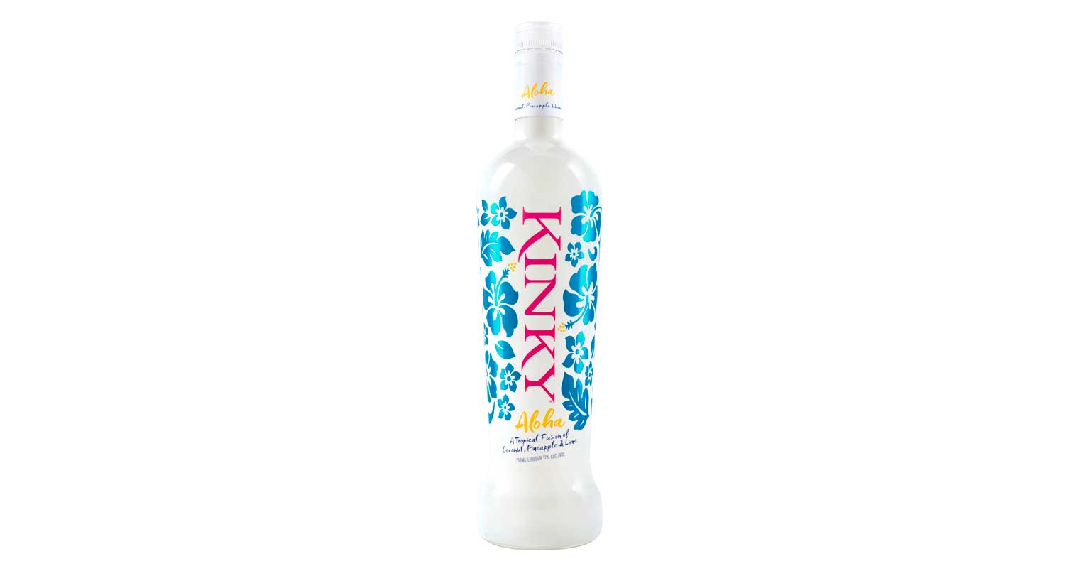 KINKY Aloha launches, bottle on white, featured image