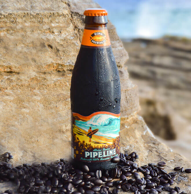 Kona Brewing Pipeline Porter with 100% Kona Coffee Now Available