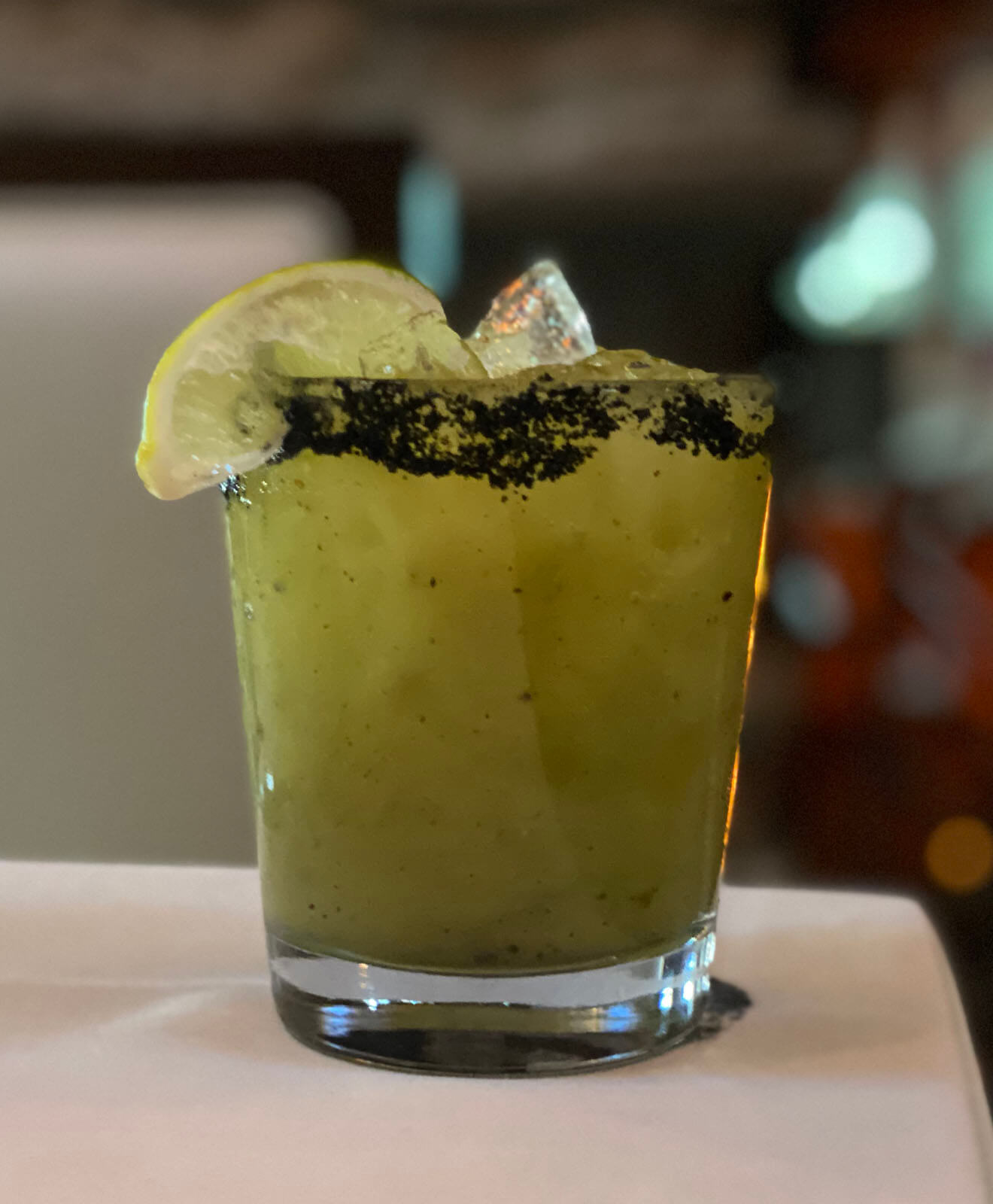 Smoked Jalapeno and Kiwi Margarita
