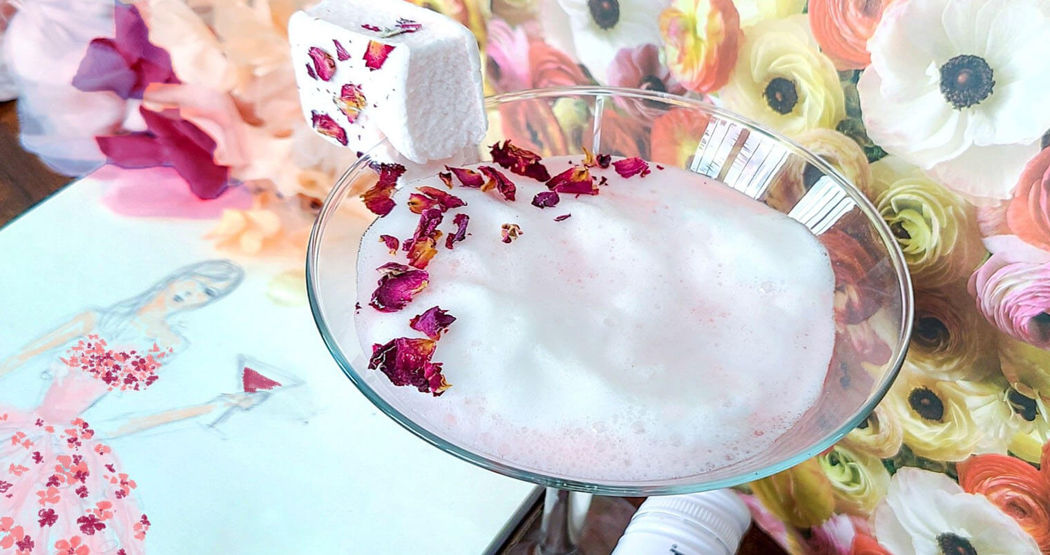 La Fleur Brodée cocktail, featured image