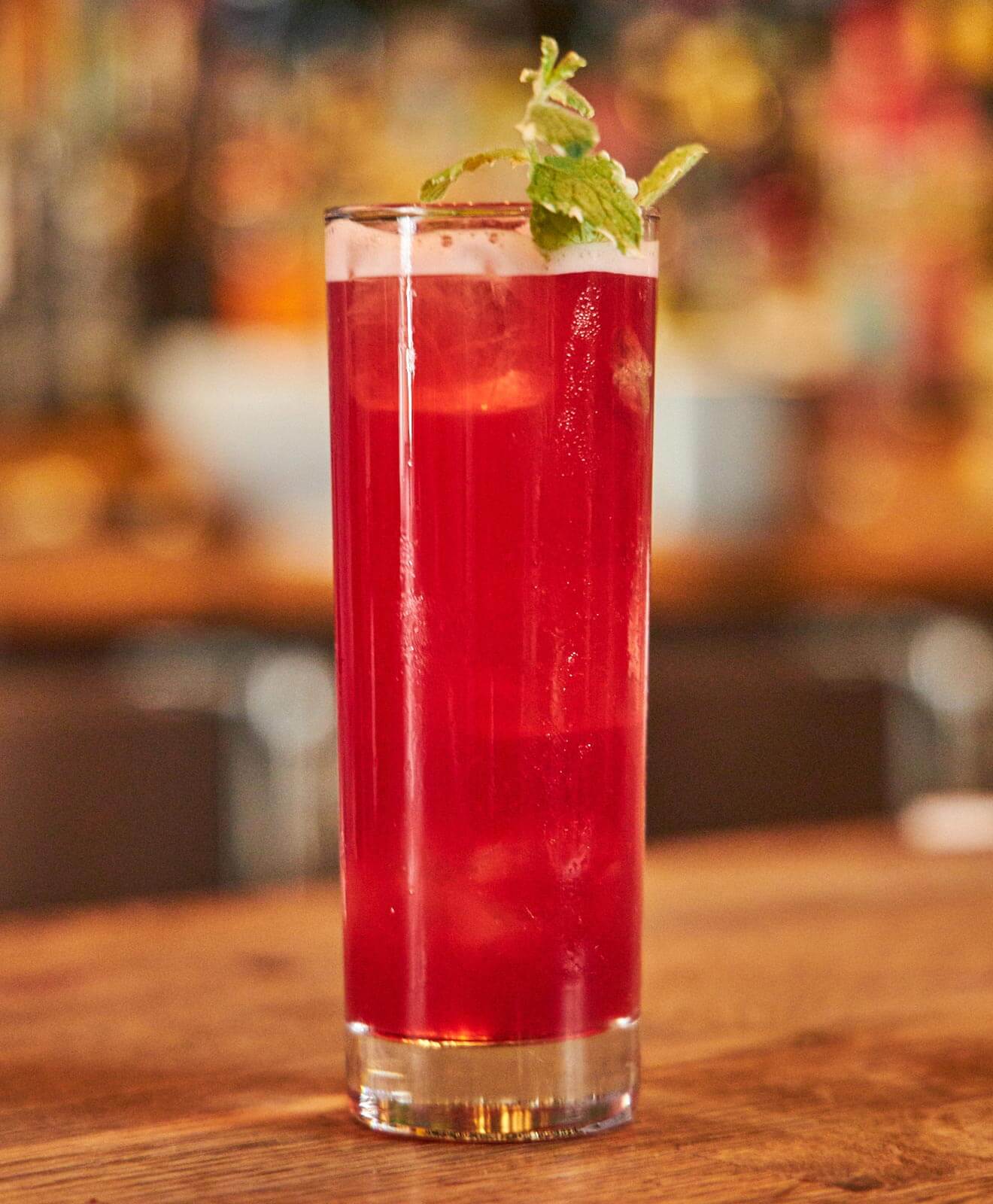 La Morena cocktail with garnish