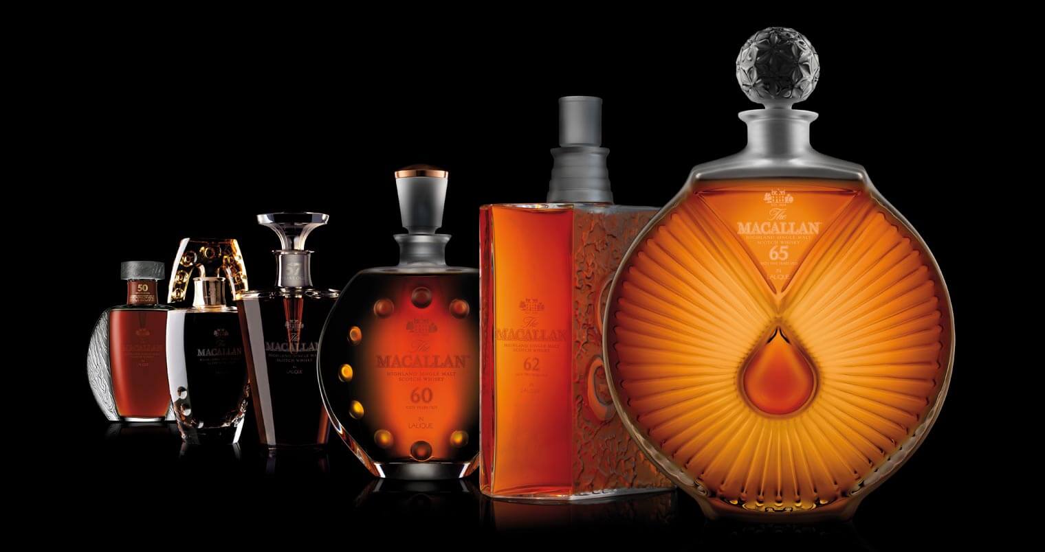 The Macallan in Lalique Six Pillars Collection to be Auctioned, featured image