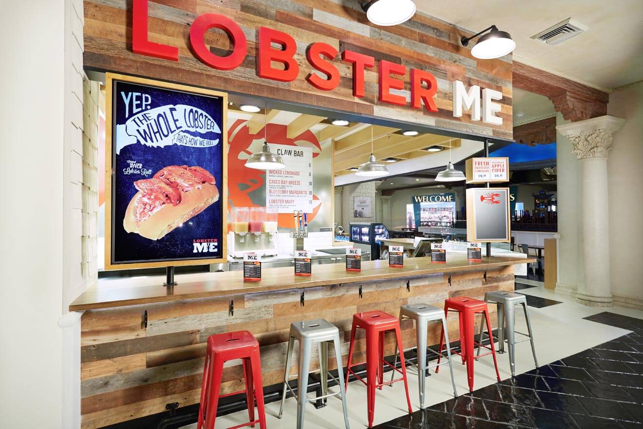 Grand Canal location of Lobster ME restaurant and bar