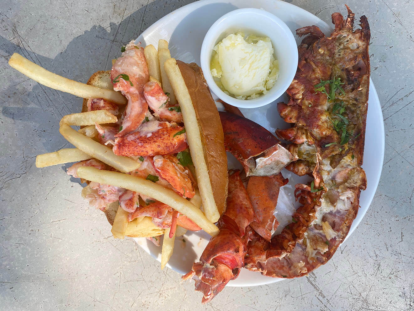 Lobster Roll at Ruschmeyers