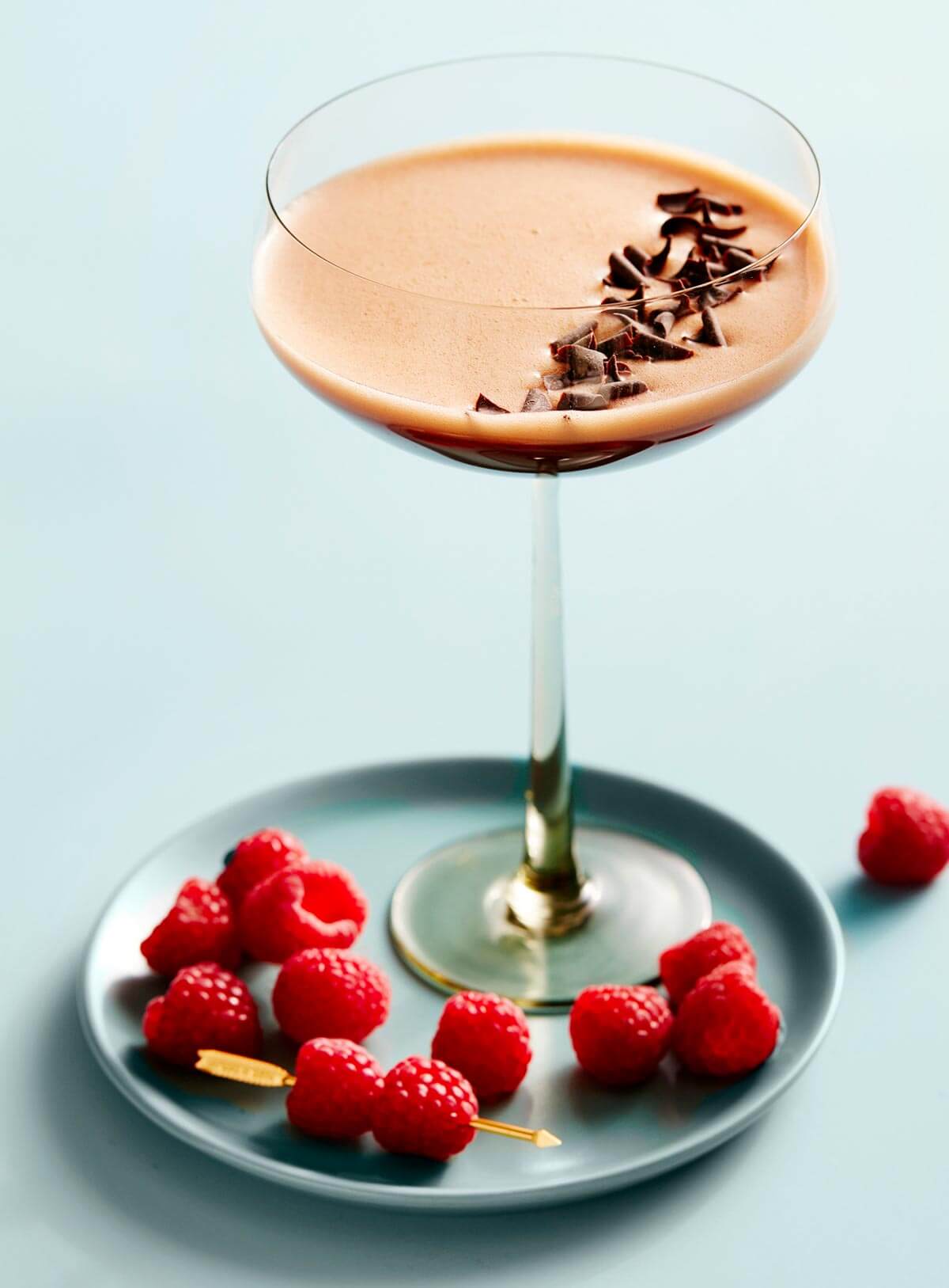 Love Buzz cocktail with berries