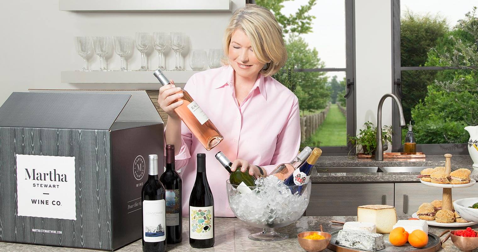 Martha Stewart Launches New Wine Company, featured image