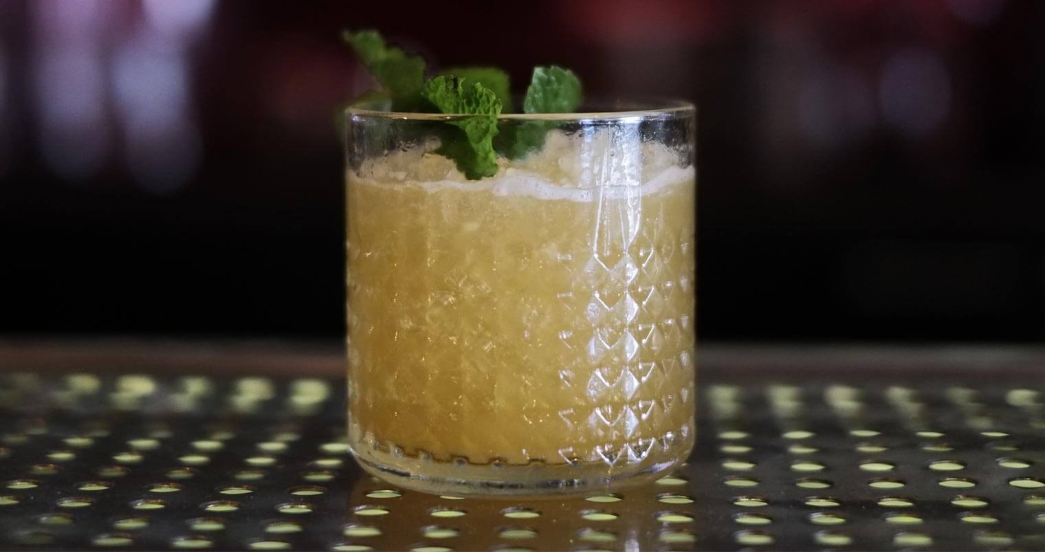 mai tai cocktail with garnish
