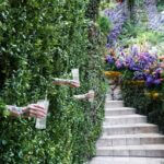 The Celebration of Maison St-Germain Hosted by Lily Kwong hands extended with cocktails