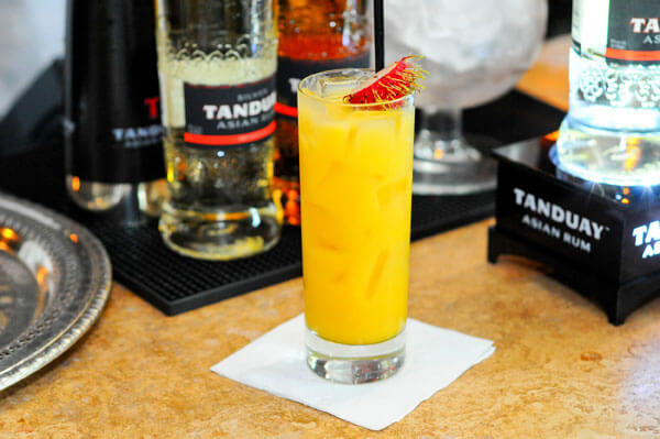 tanduay asian rum cocktail the mango blossom