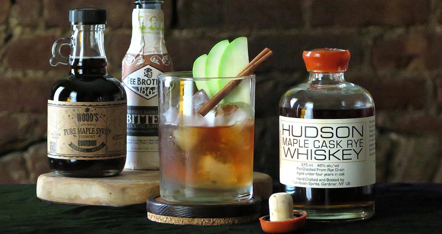 Hudson Whiskey Maple Cask Rye Cocktails, featured image