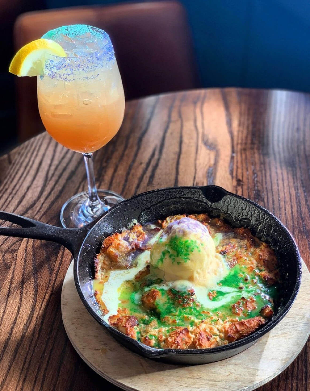 King Cake Bread Pudding