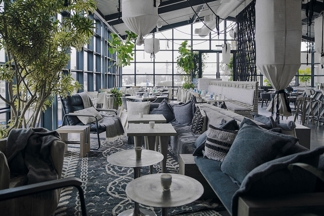 Margot dining and lounge area