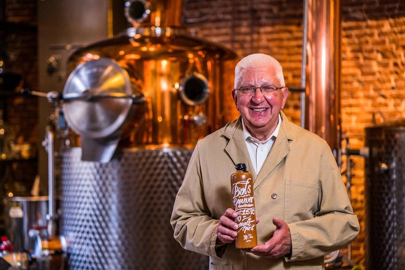 Piet van Leijenhorst, master distiller for Lucas Bols