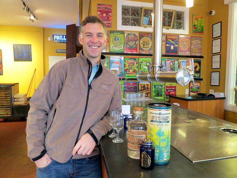 Matt Phillips with Stump Forest Gin