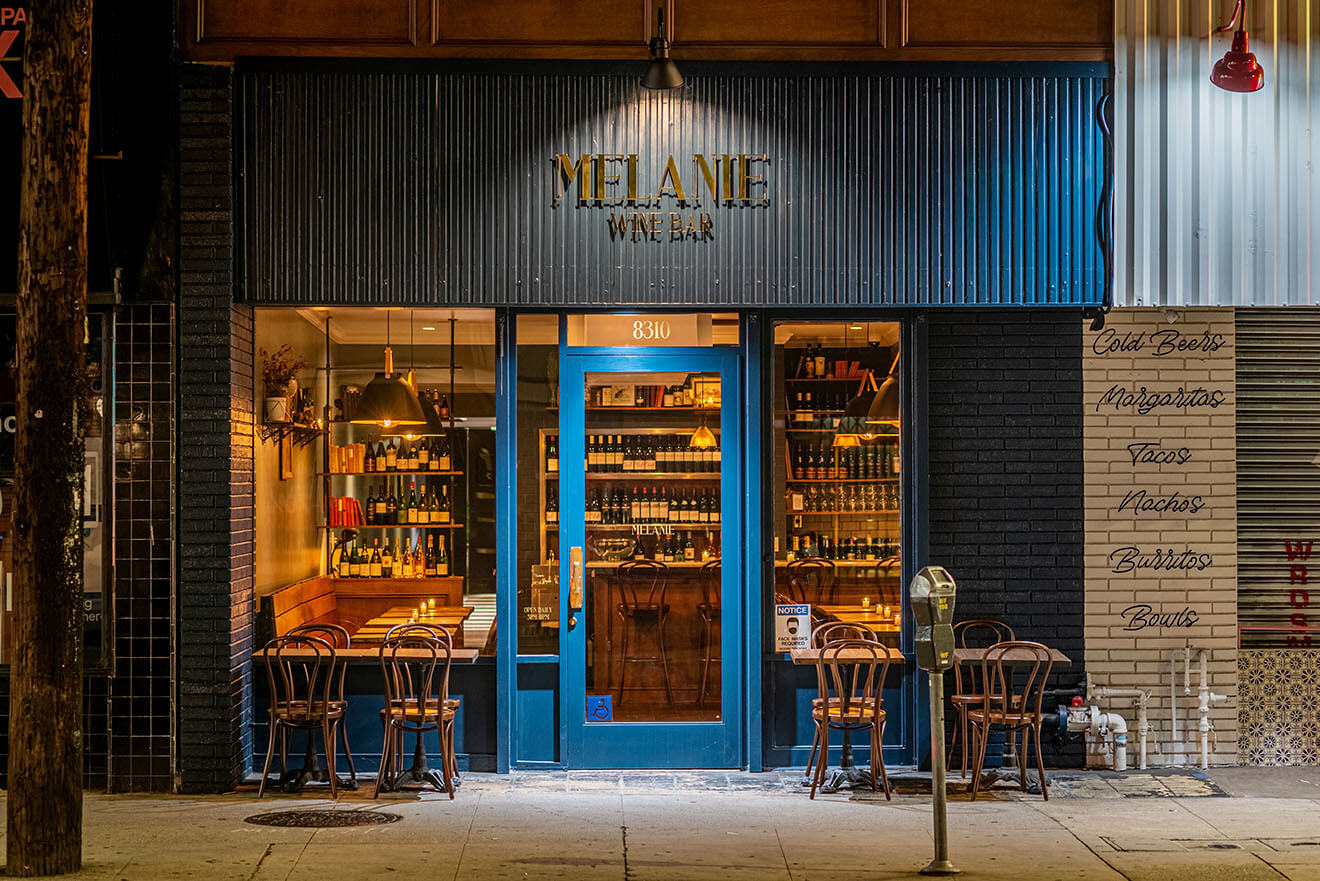 Melanie Wine Bar Entrance
