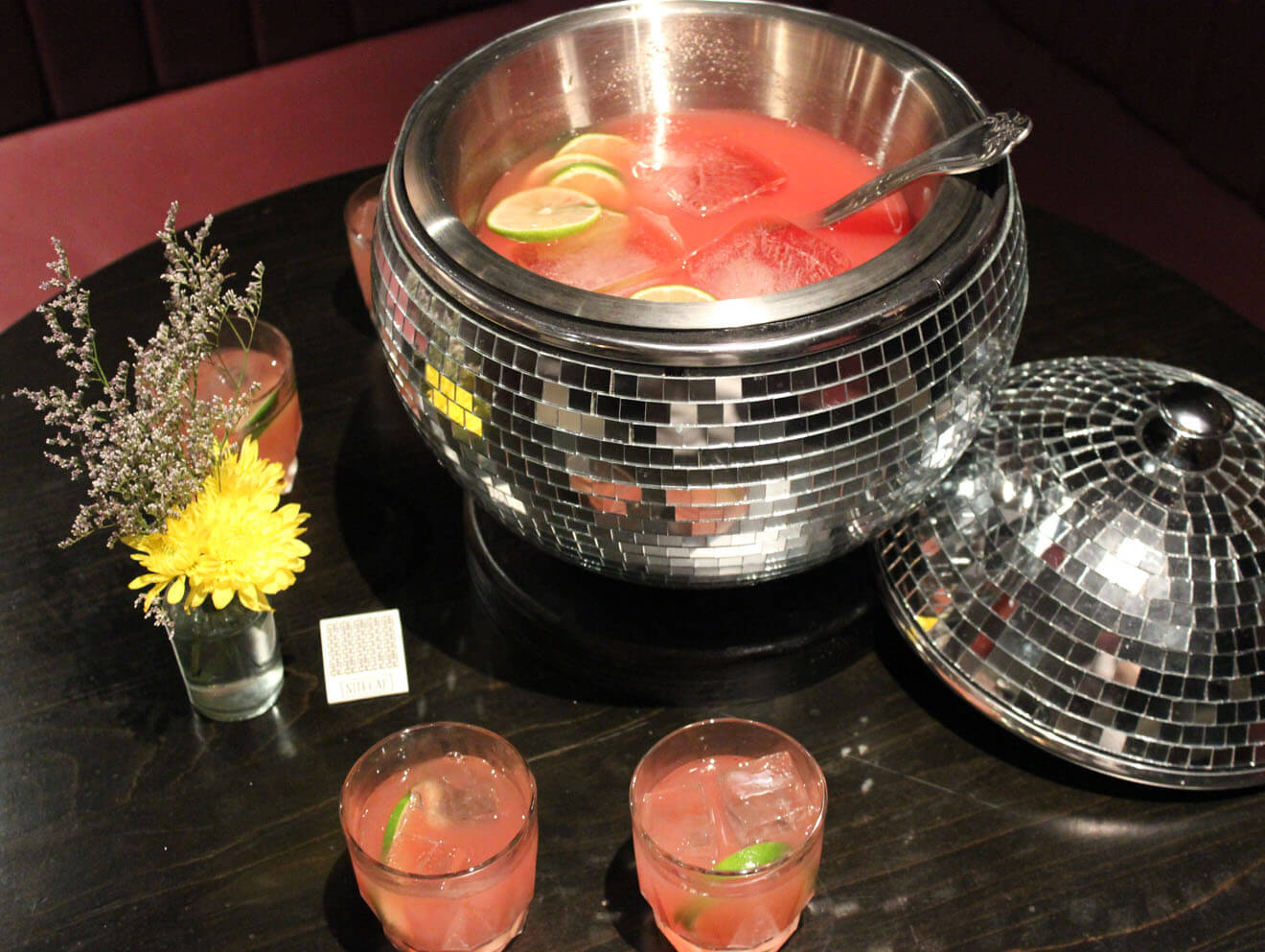 Mix Tape Punch in Serving Bowl