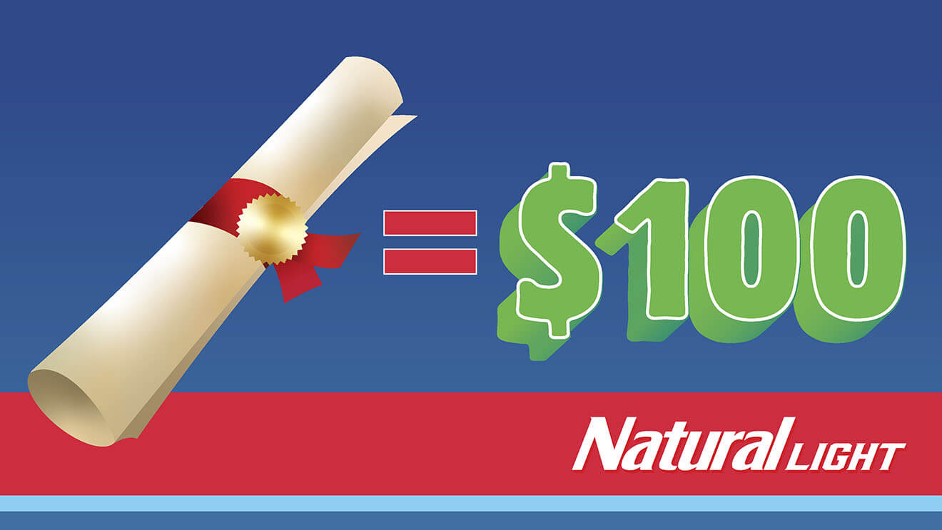 NATTY Light Wants Your College Diploma!