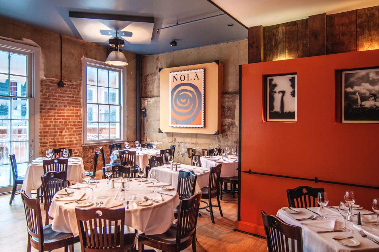 NOLA dining room view