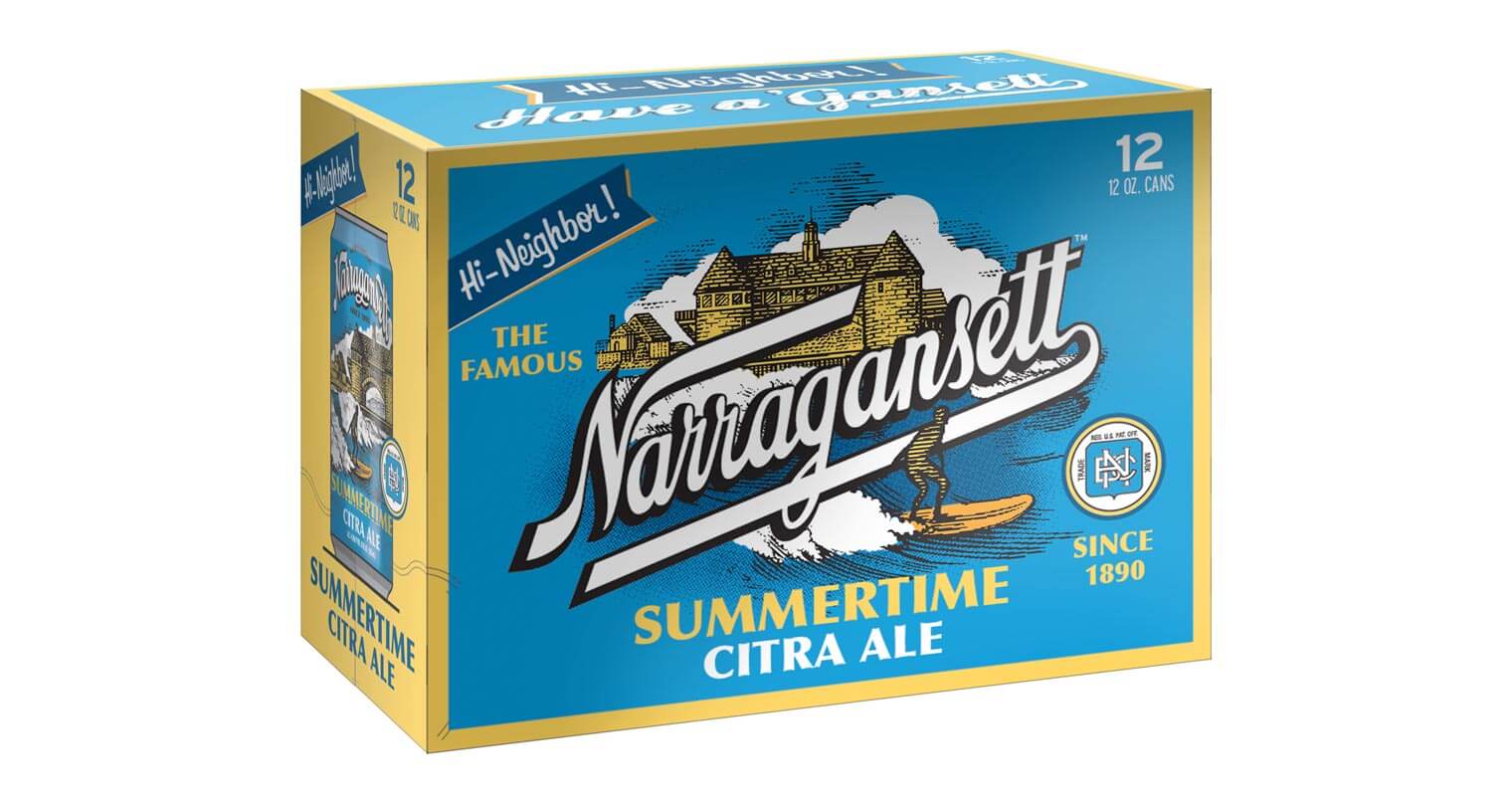 Narragansett Unveils Summertime Citra Ale, narragansett, beer news