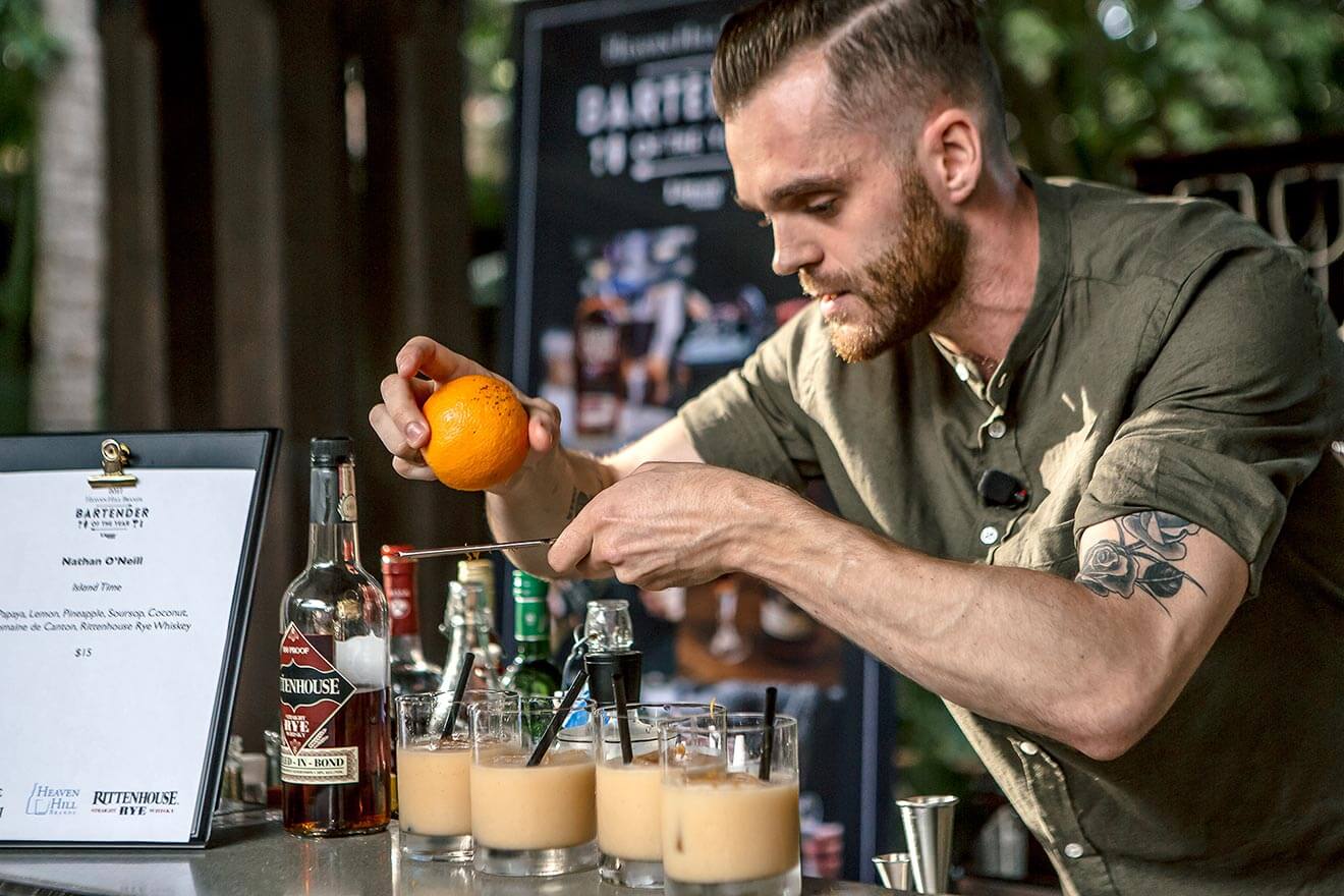 2017 Bartender of the Year Nathan O'Neill