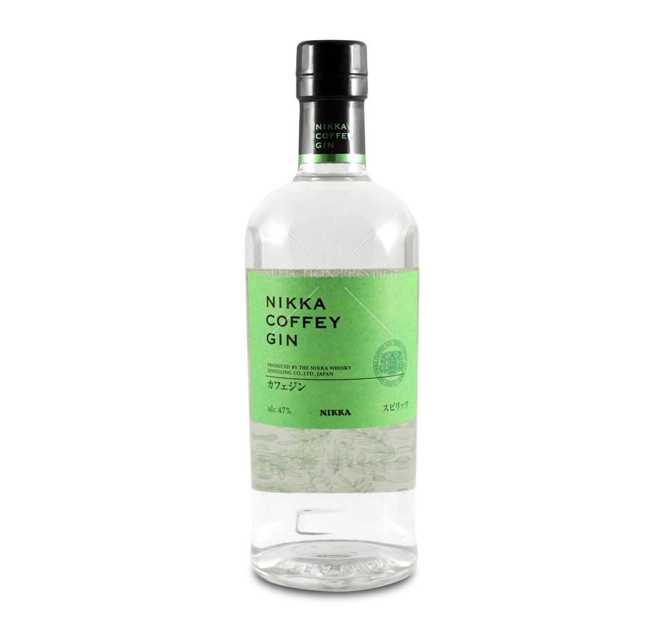 Nikka Coffey Gin, bottle on white