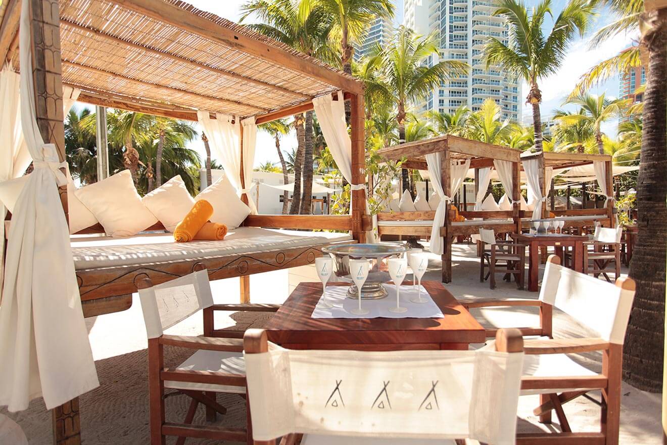 Nikki Beach Miami Cabanas