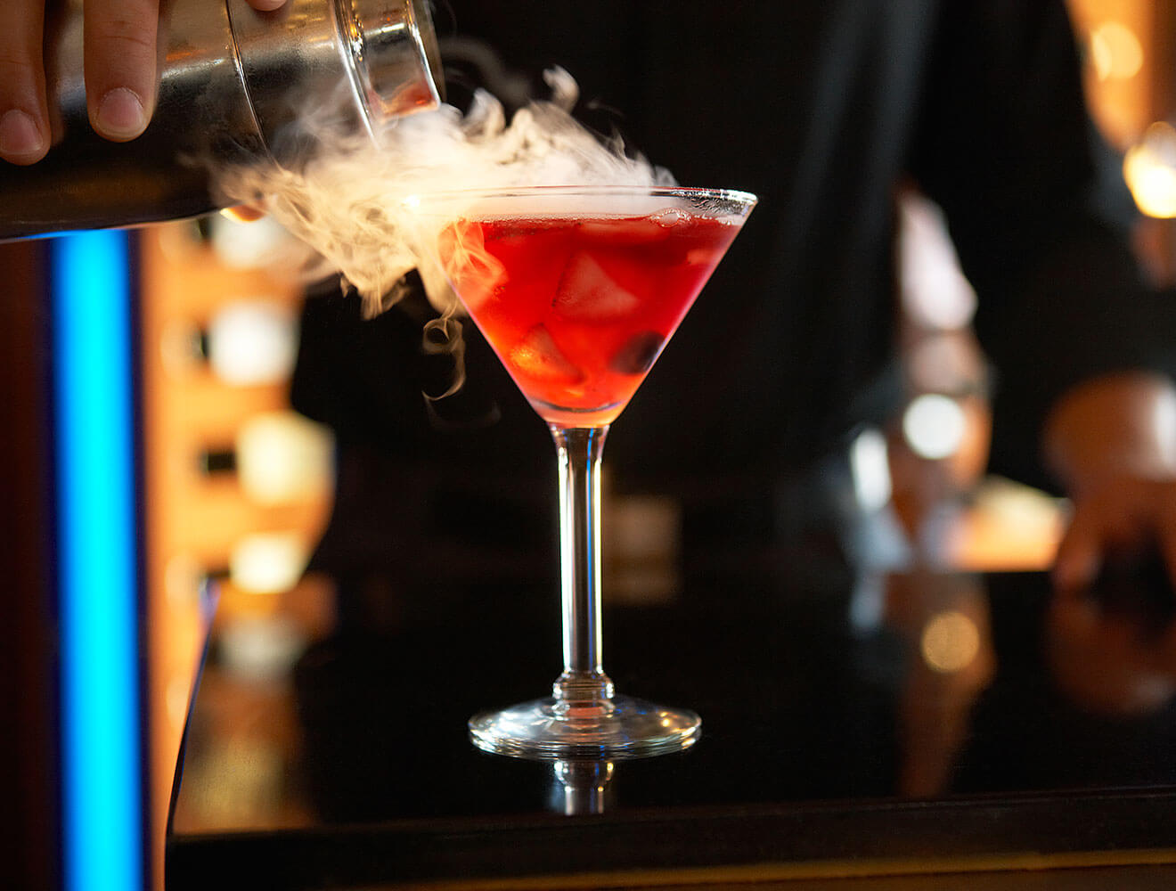 Berries and Bubbles cocktail from Ocean Prime New York, cocktail recipes