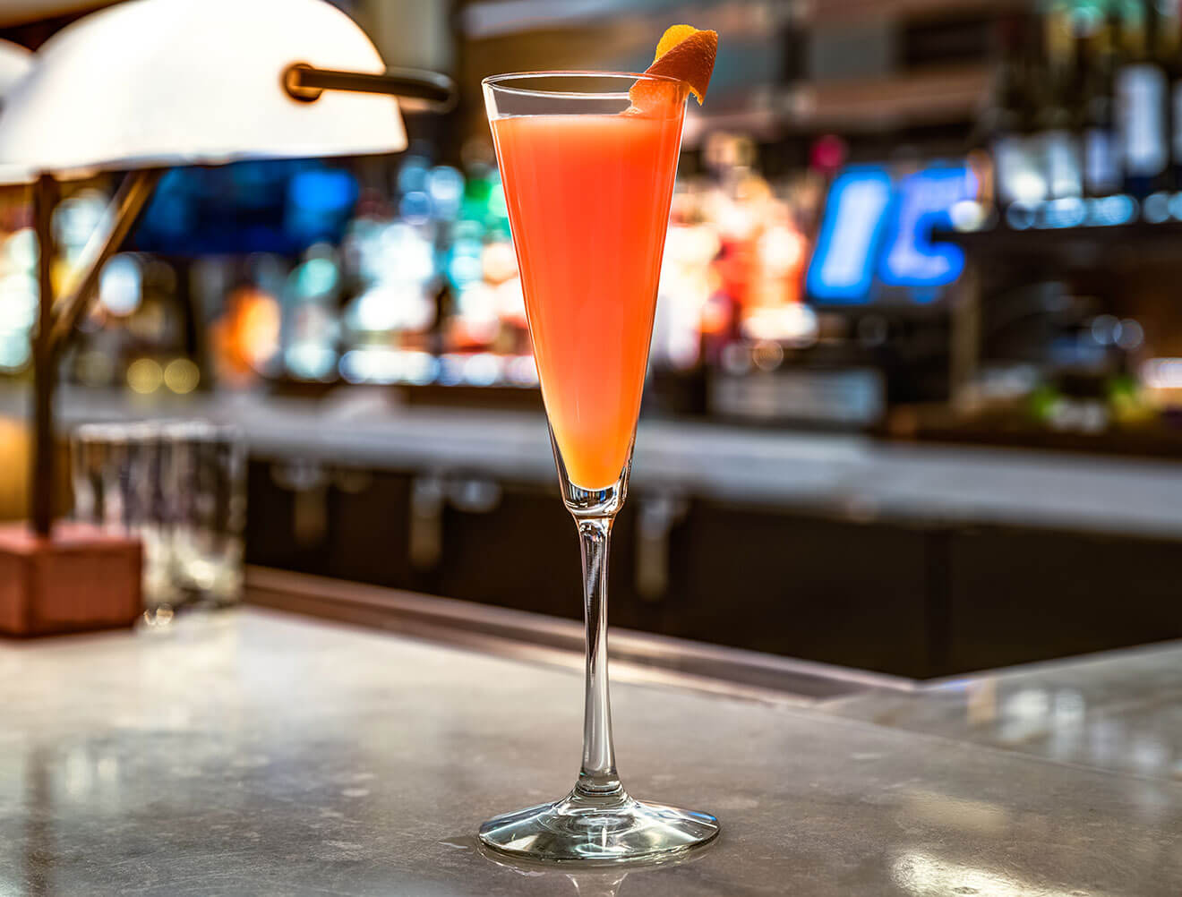 Blood Orange Mimosa from Ocean Prime, cocktail recipes