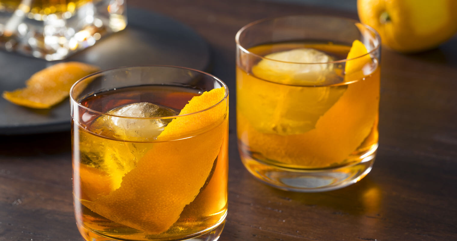 Rye Old Fashioned, cocktails with garnish, featured image