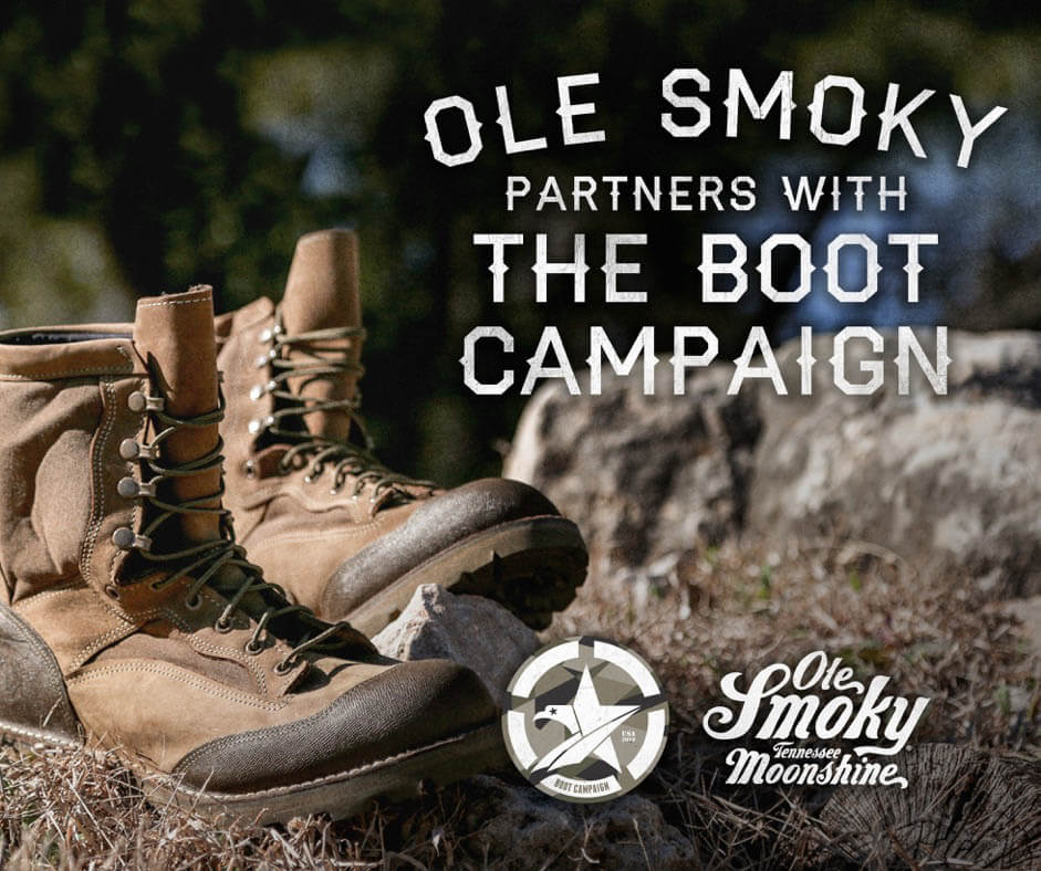 Boot Campaign Becomes Official Charity Partner of Ole Smoky Tennessee Moonshine