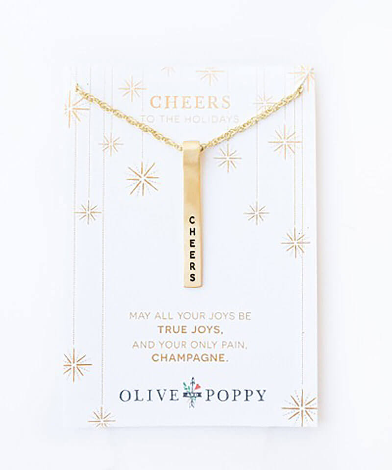 Olive and Poppy Cheers Necklace