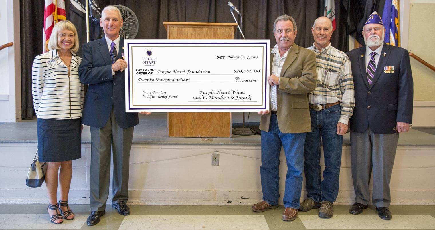 Wildfire Relief Check Presentation, featured image