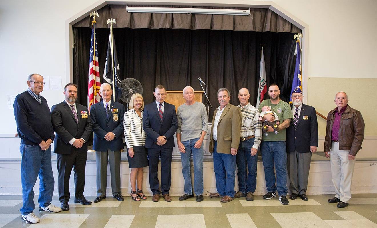 C. Mondavi & Family and the Purple Heart Foundation members shot