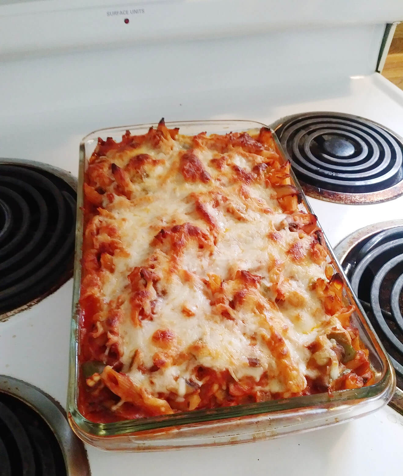 Pasta Bake, on stove top