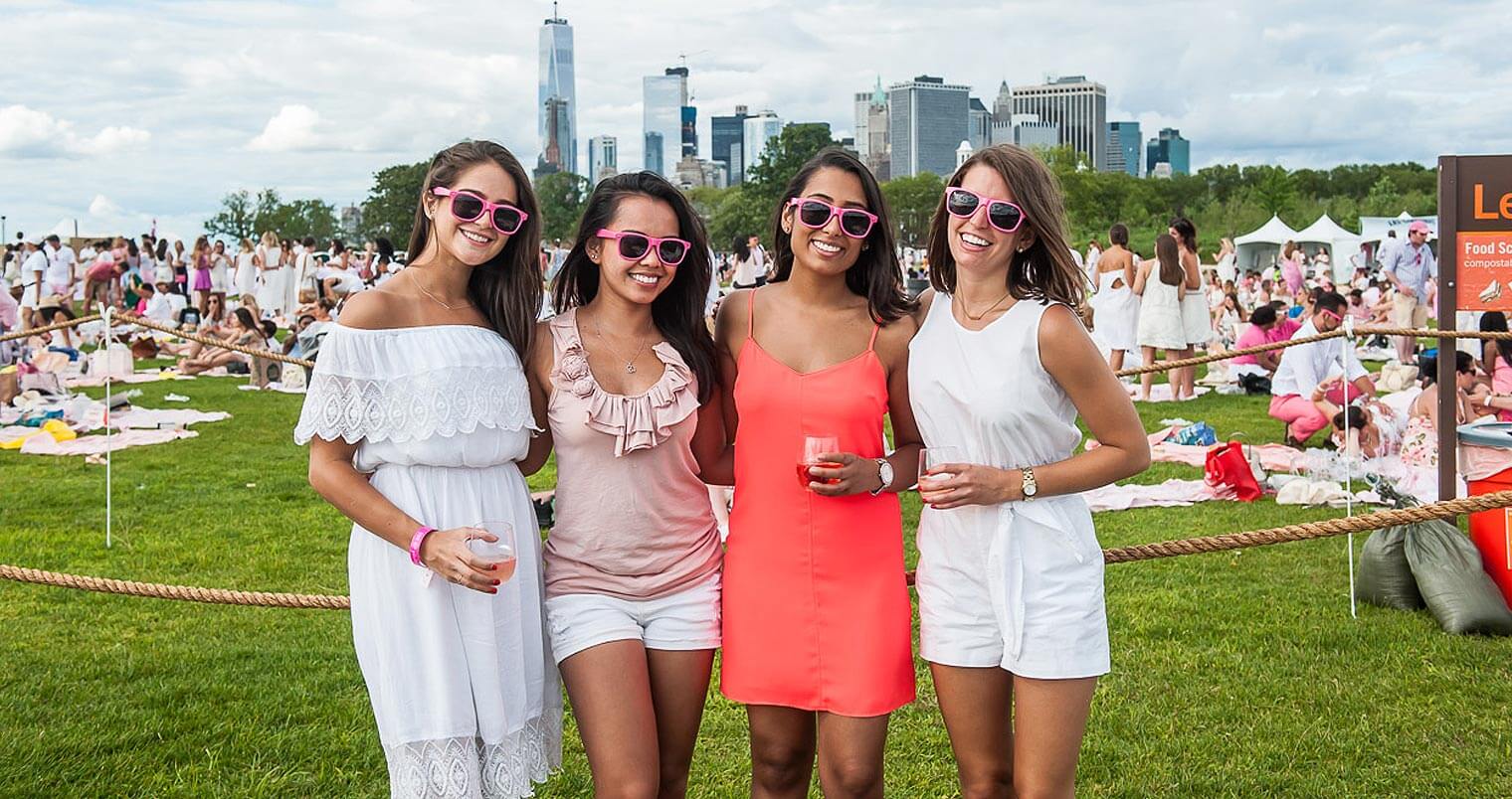 Rosé-Themed Picnic and Music Festival Blankets Governors Island, featured image