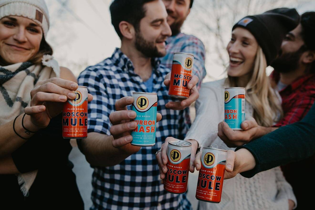 Plain Spoke Cocktails, group enjoying