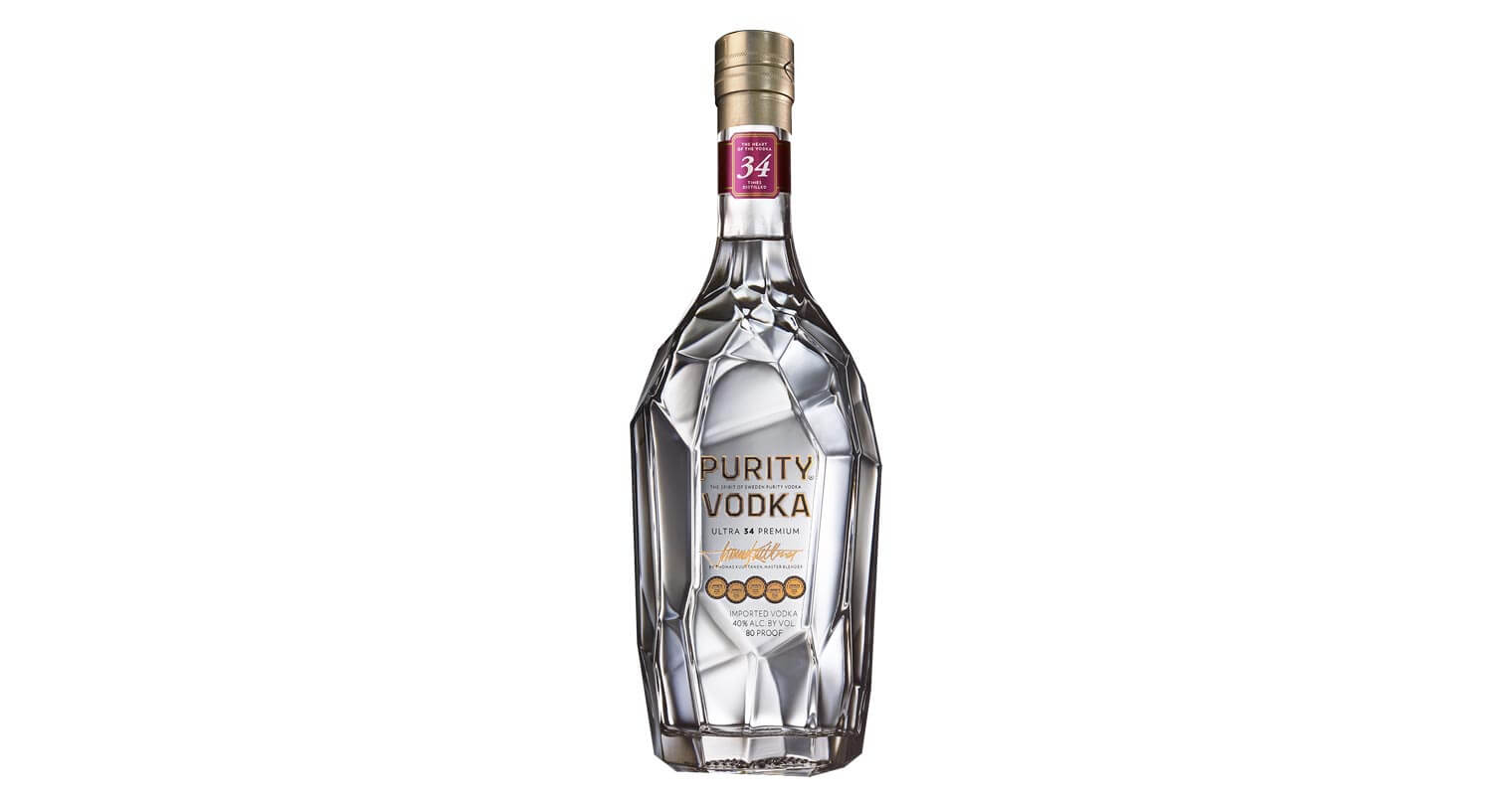 Purity Vodka, bottle on white, featured image