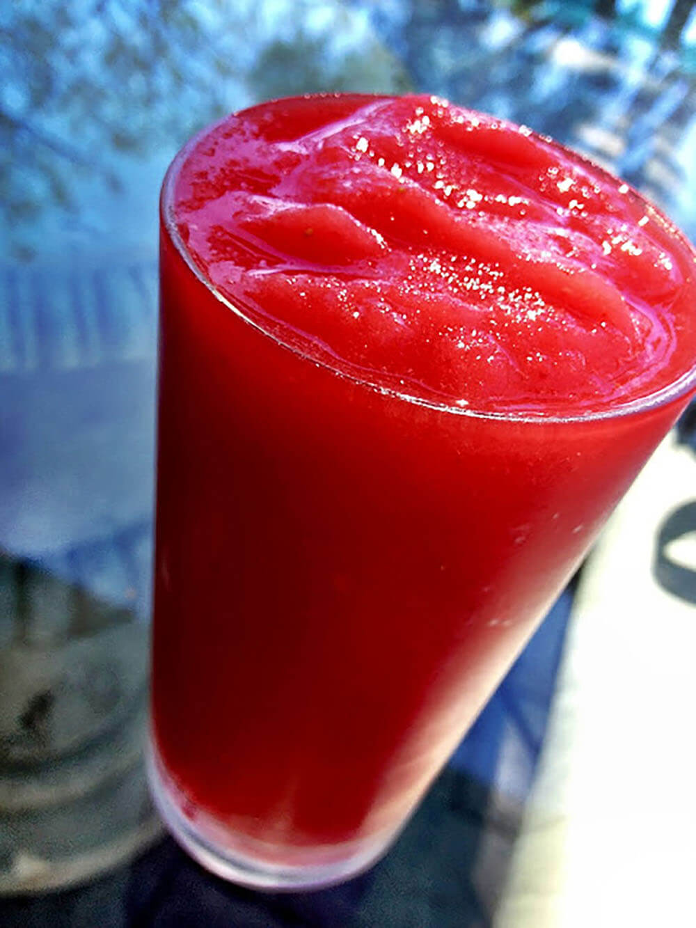 Raspberry Tea Slushy