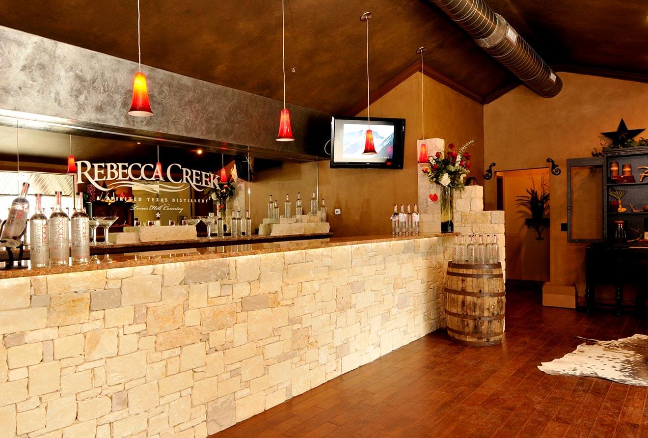 Rebecca Creek Distillery Tasting Room