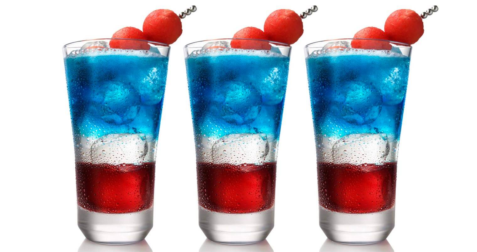 Red, White & Blue Cocktails Salute the Stars and Stripes