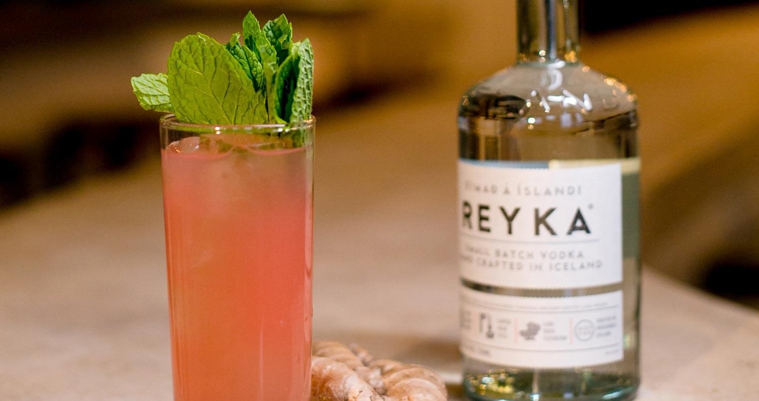 Celebrate Icelandic Summer With the Reyka Pink Graperfruit Cocktail, cocktail recipes, featured image