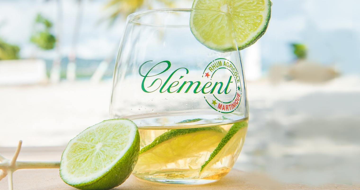 Rhum Clément, cocktail with garnish, featured image