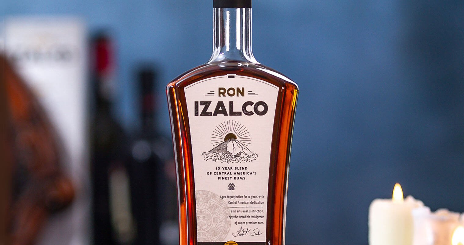Ron Izalco Bottle and drink, featured image