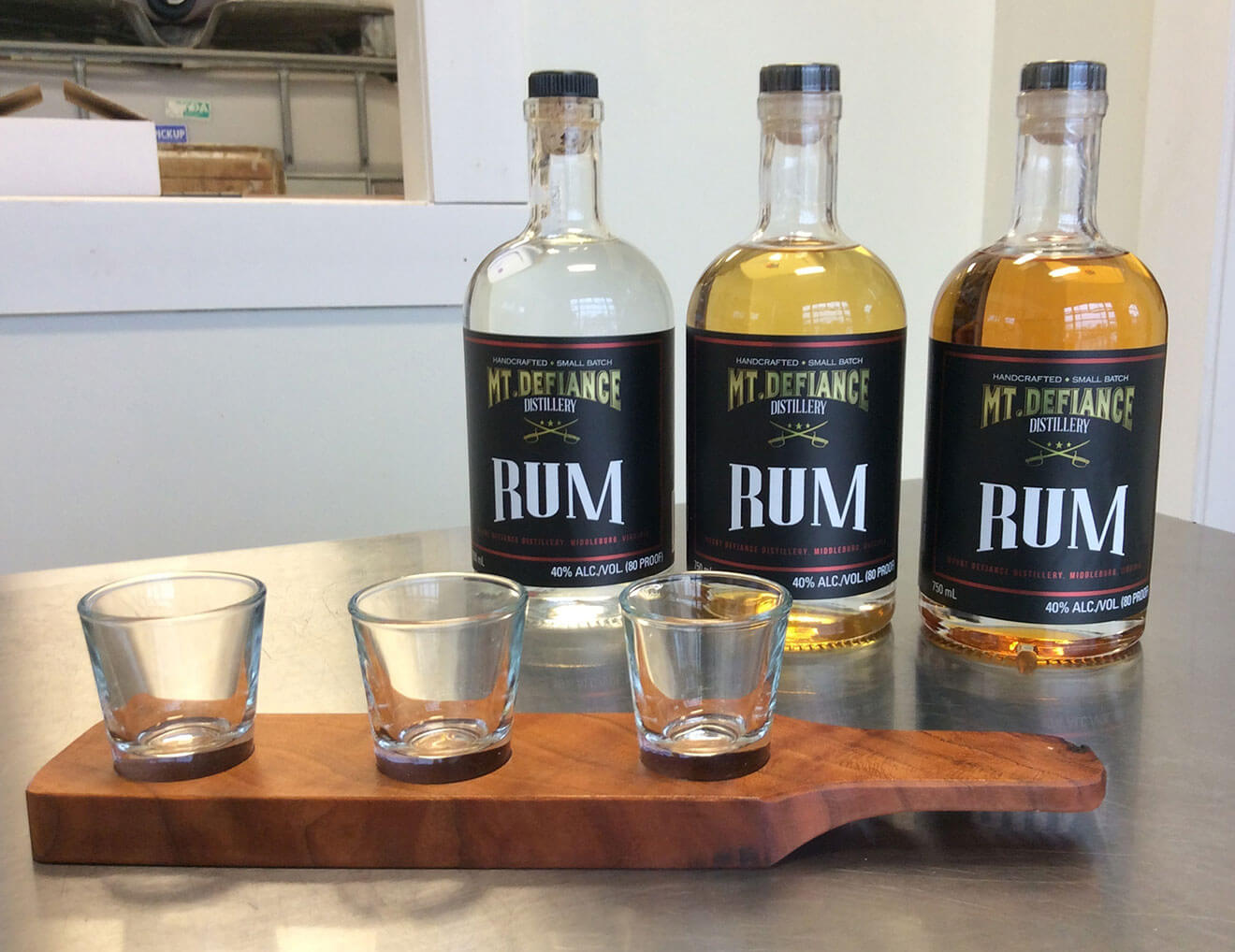 Mt. Definance Lineup of Rums