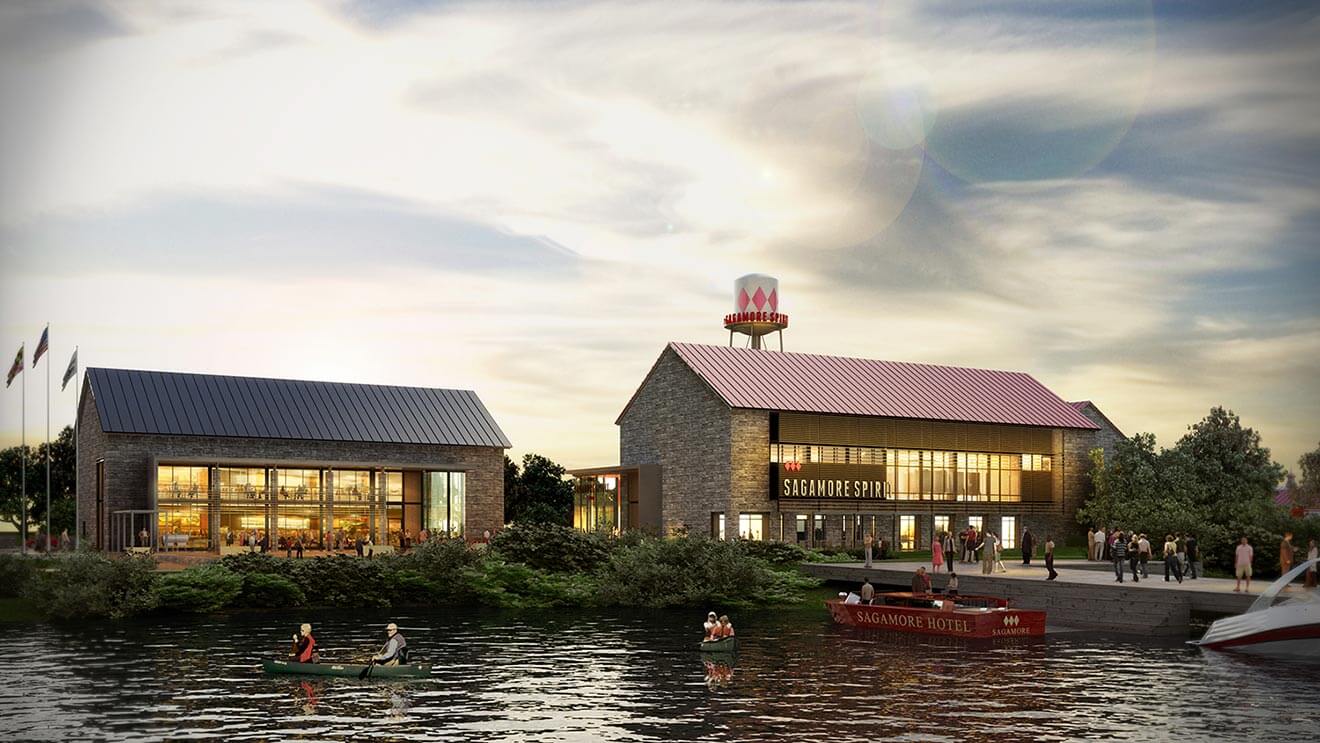 Sagamore Distillery Waterfront Entrance