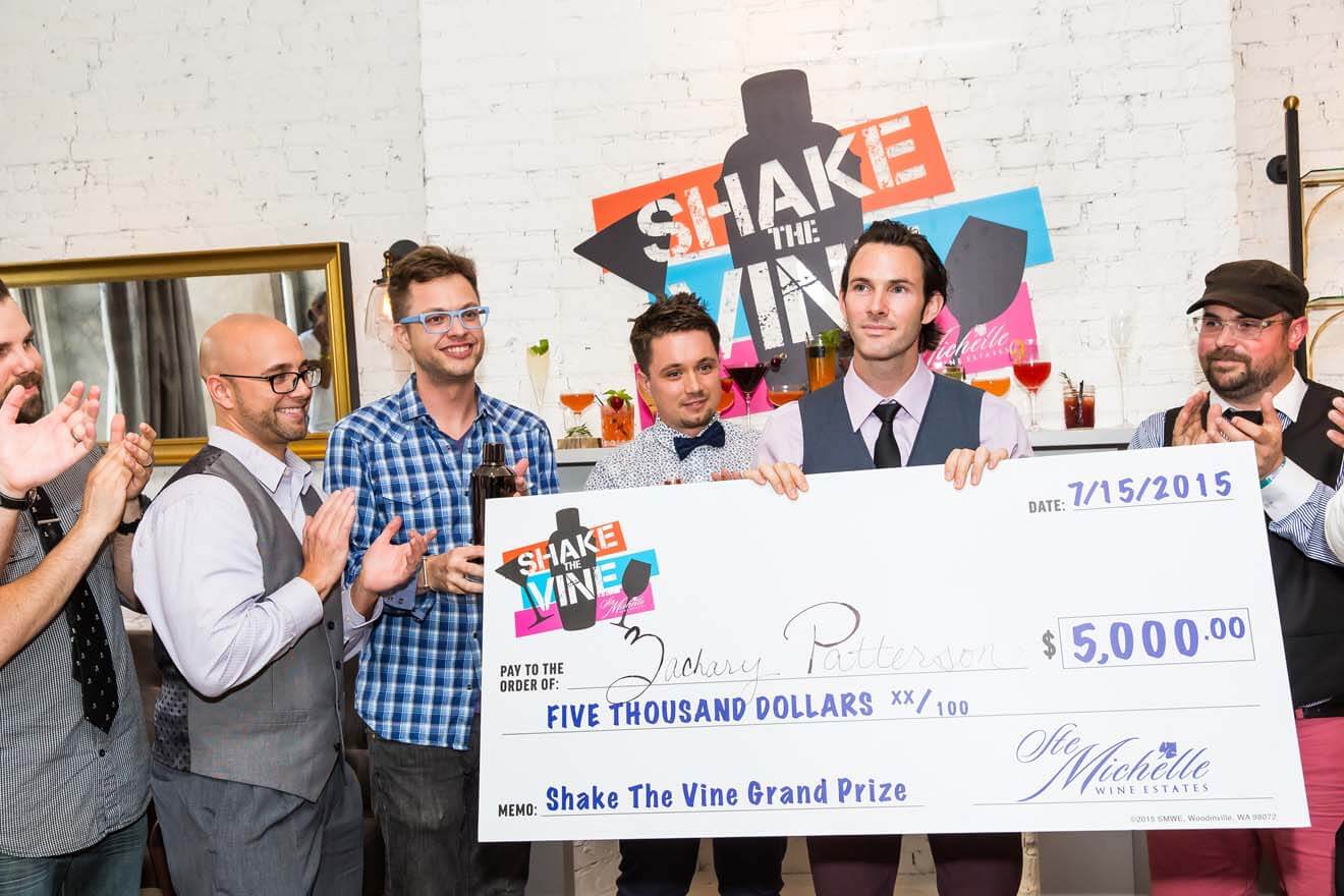 "Shake The Vine" Winner Zach Patterson and Other Mixologists