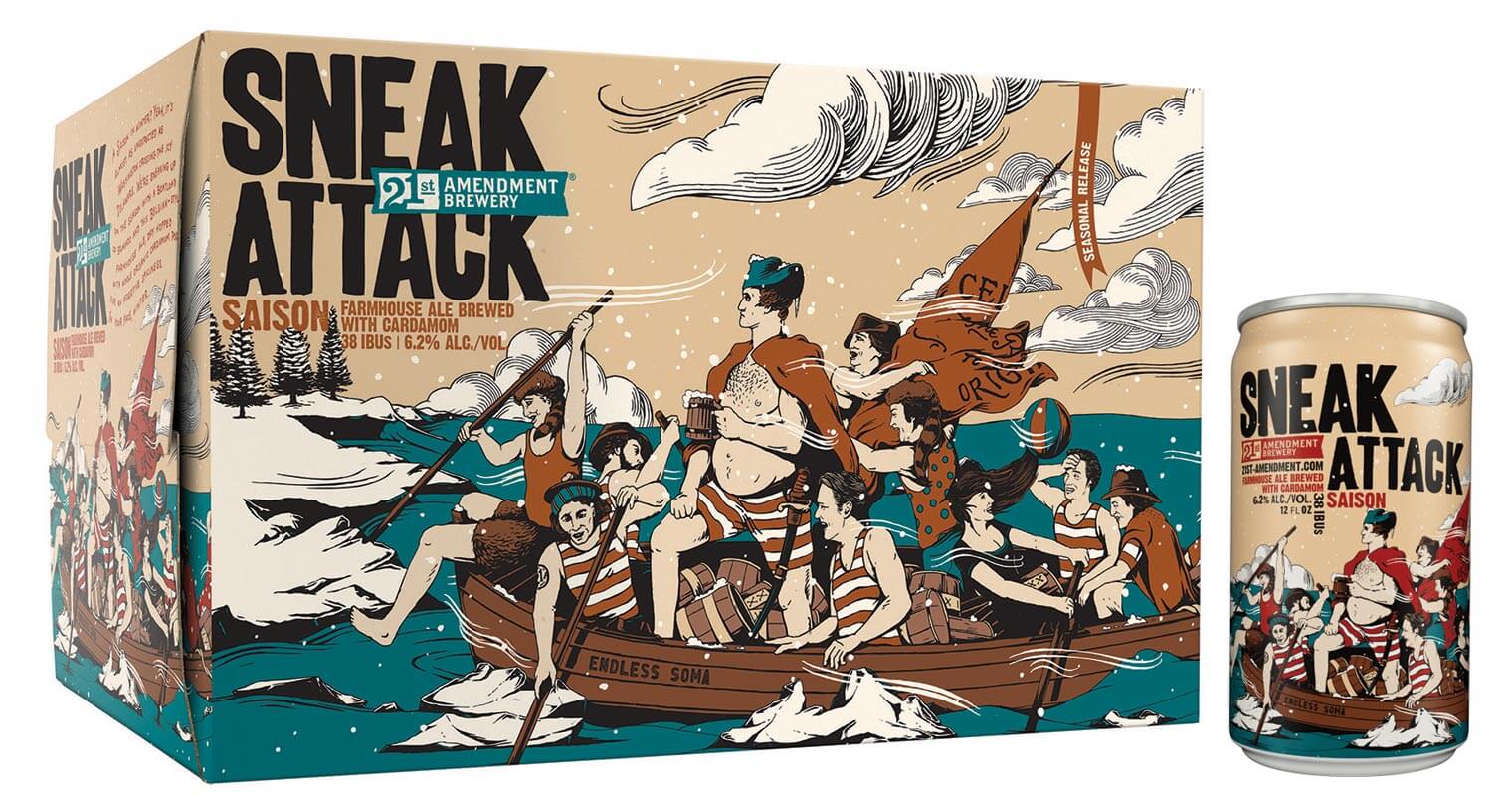 21st Amendment Brewery Releases Sneak Attack Saison, featured image