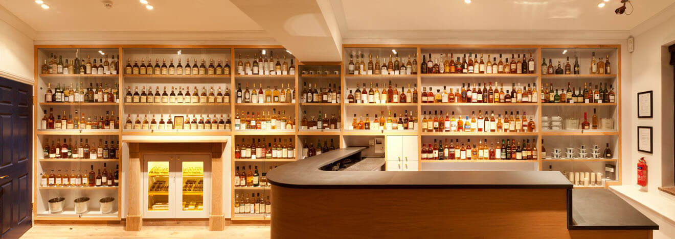 Soho Whisky Club Whisky Display Full VIew