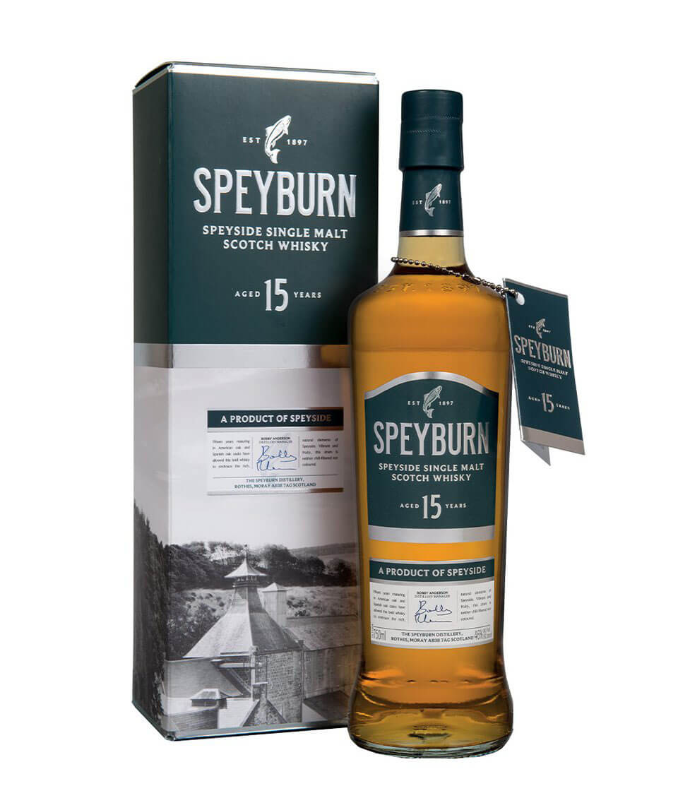 Speyburn 15-Year Speyside Single Malt Scotch Whisky Aged